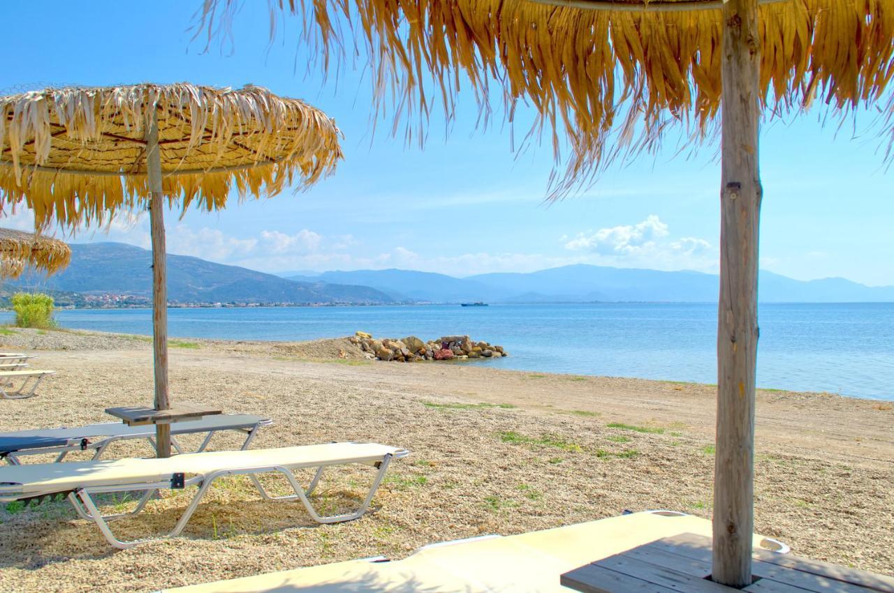 נפפקטוס Epipleon Luxury Suites -104- Δωμάτιο 35Τμ Με Βεράντα 35Τμ Μπροστά Στη Θάλασσα מראה חיצוני תמונה